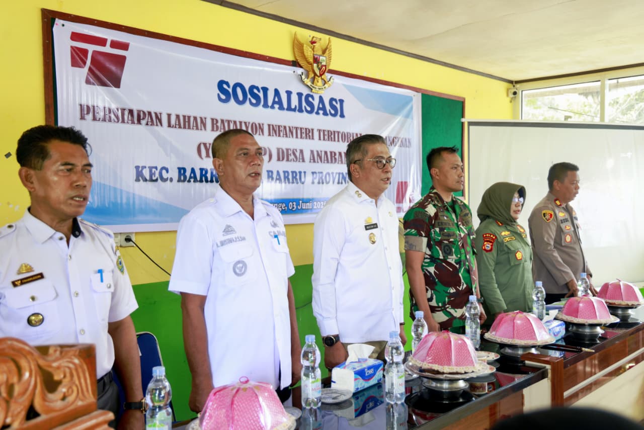 Yonif TP Segera Dibangun di Barru, Strategi Program Wabup Ajak Masyarakat Dukung